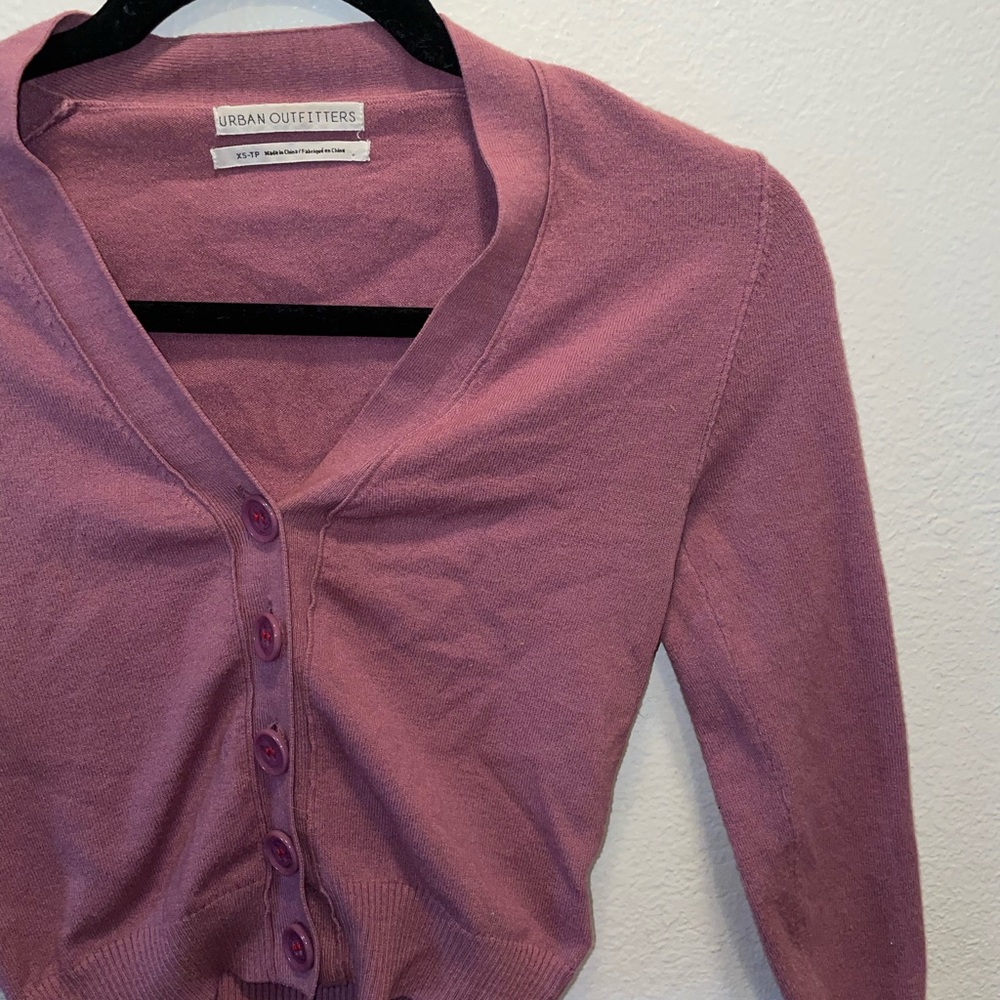 Cropped cardigan